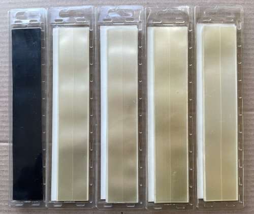 PRINZ stamp mount strips SMALL 31mm to 36mm (5 packs)